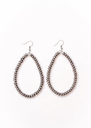 Rondel Teardrop Earrings