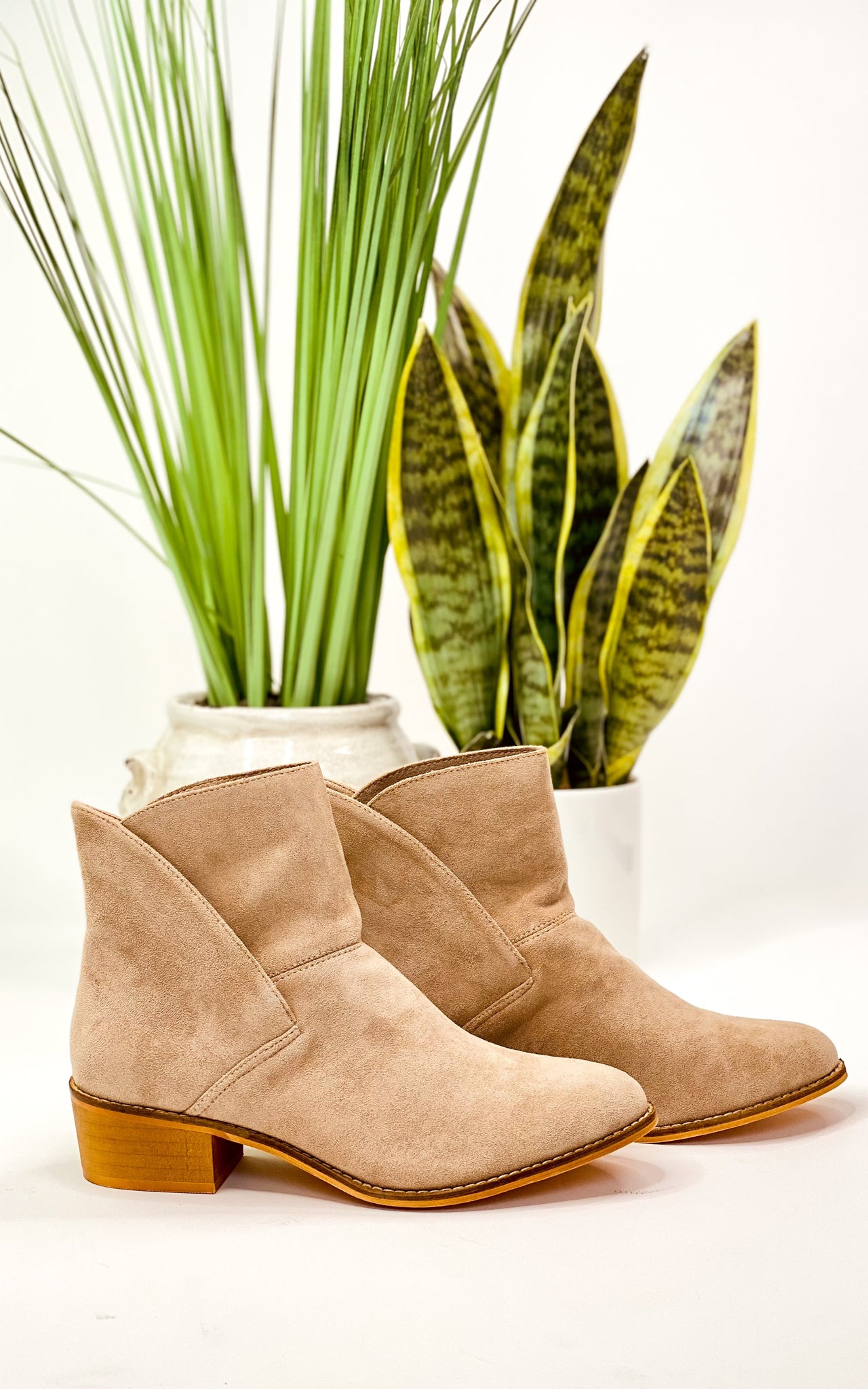 Corkys Spill The Tea Booties in Beige