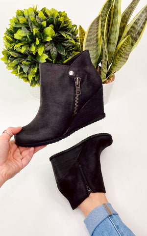 Not Rated Amiel Booties in Black