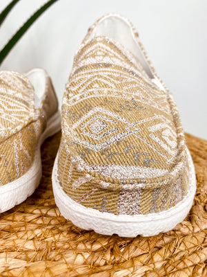 Gypsy Jazz Aztec Sneaker in Natural