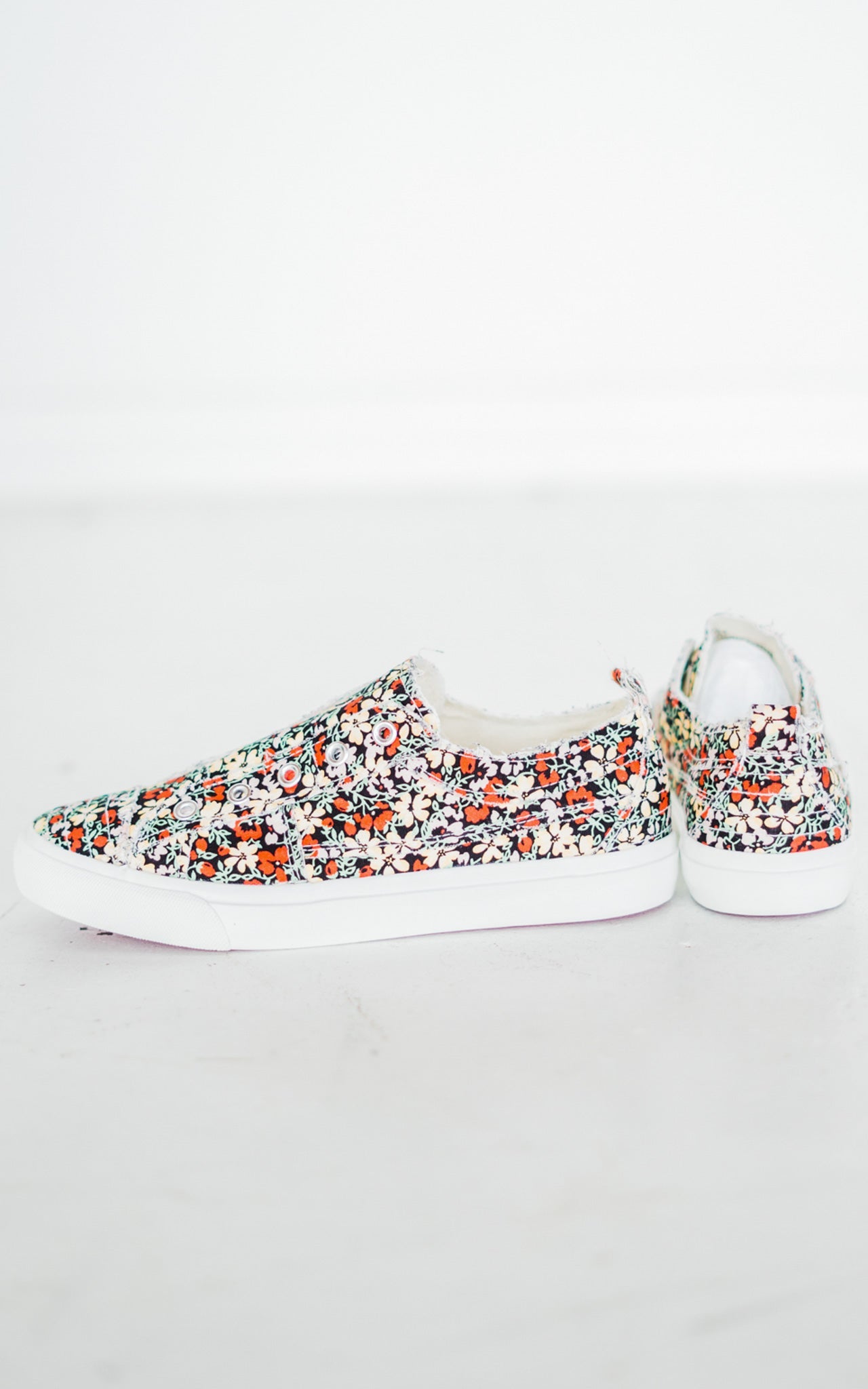 Corkys Babalu Sneaker in Black Floral