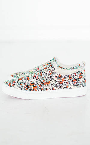 Corkys Babalu Sneaker in Black Floral