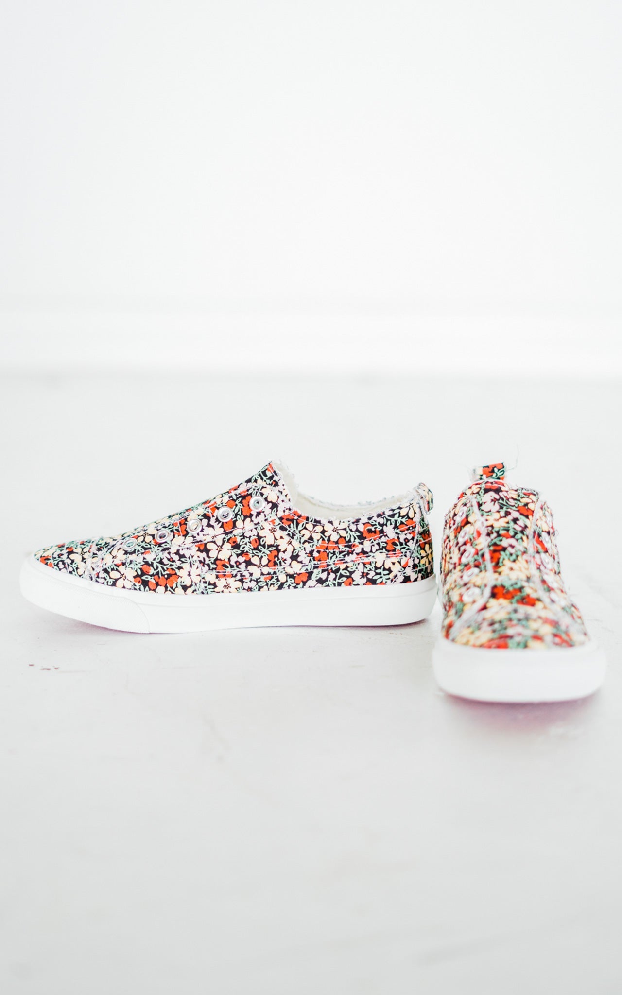 Corkys Babalu Sneaker in Black Floral