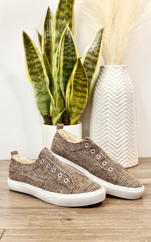 Corkys Babalu Sneaker in Brown Tweed