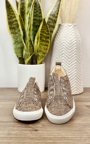 Corkys Babalu Sneaker in Brown Tweed