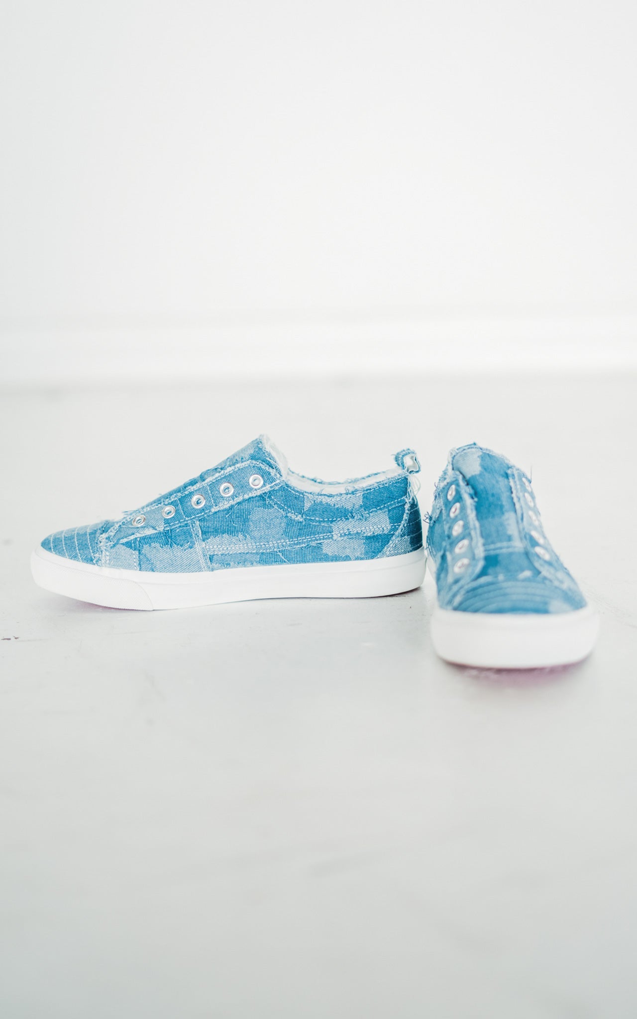 Corkys Babalu Sneaker in Denim Patches