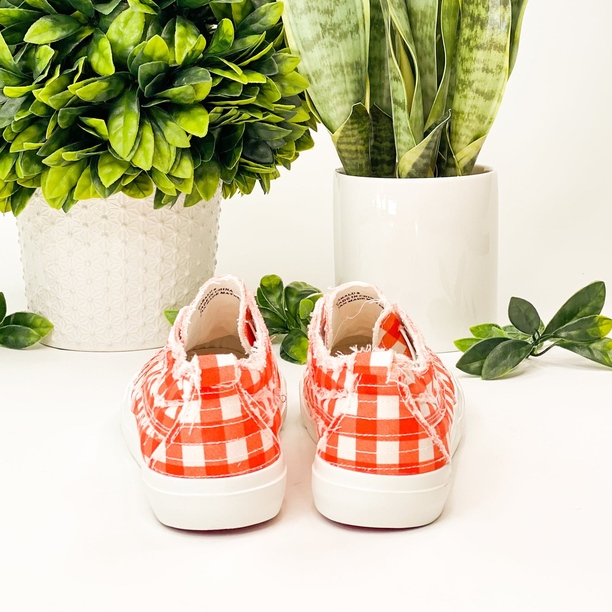 Corkys Babalu in Orange Gingham