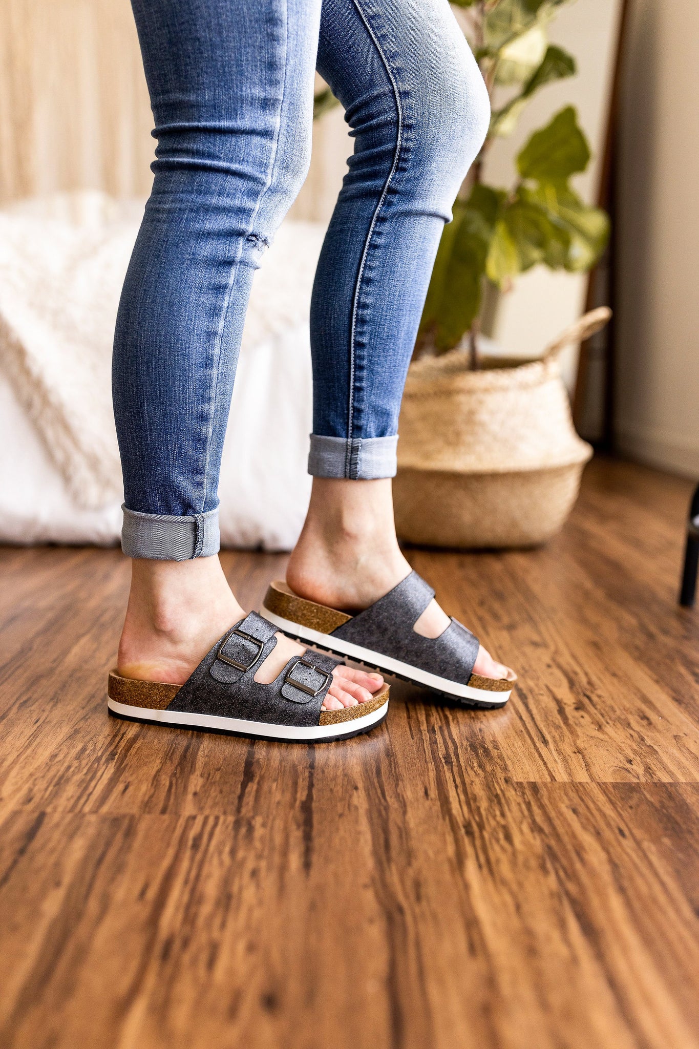 Corkys Beach Babe Sandals in Charcoal