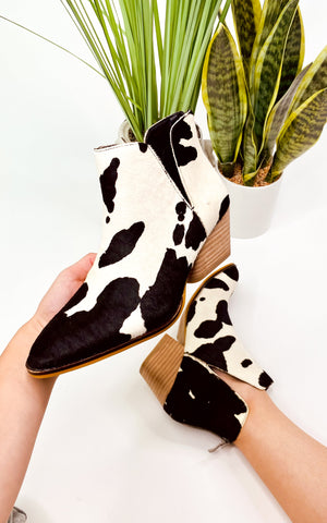 Corkys Bessie Bootie in Genuine Cowhide