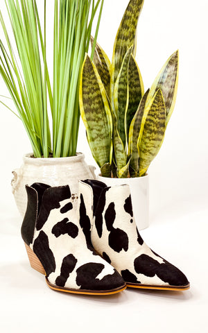 Corkys Bessie Bootie in Genuine Cowhide