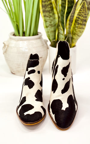 Corkys Bessie Bootie in Genuine Cowhide