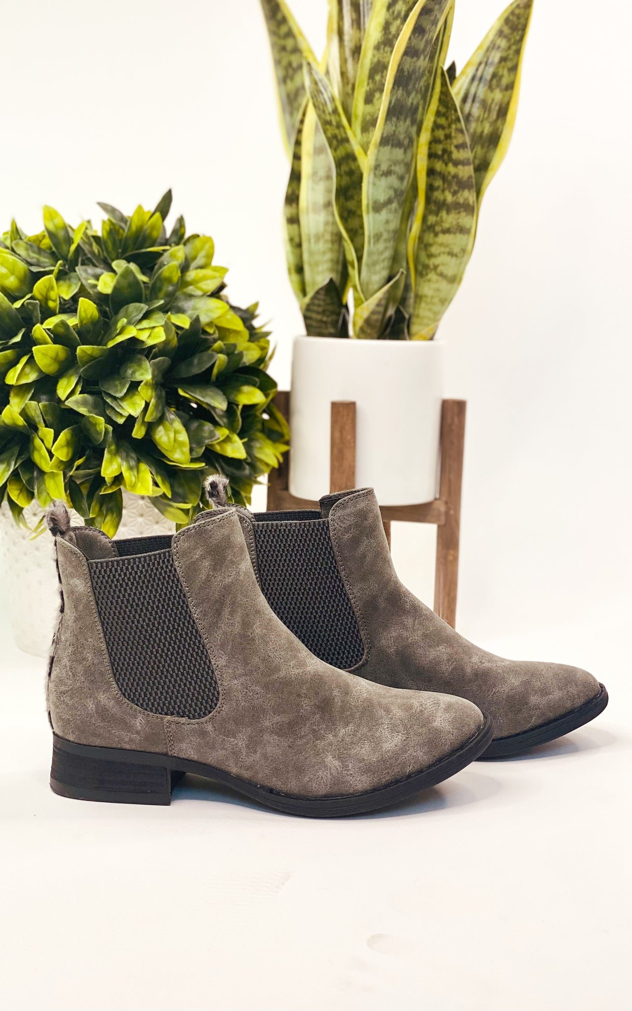 Very G Blake Booties in Grey