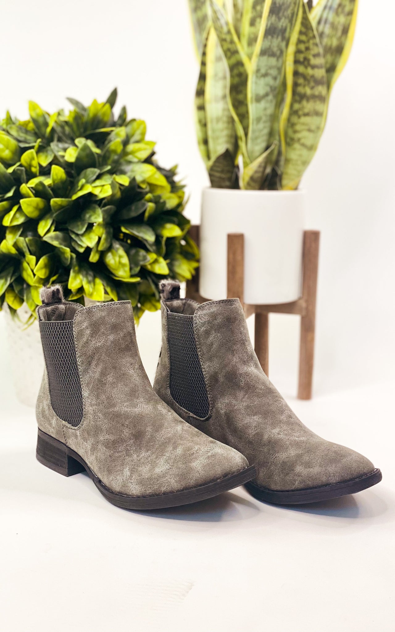 Very G Blake Booties in Grey