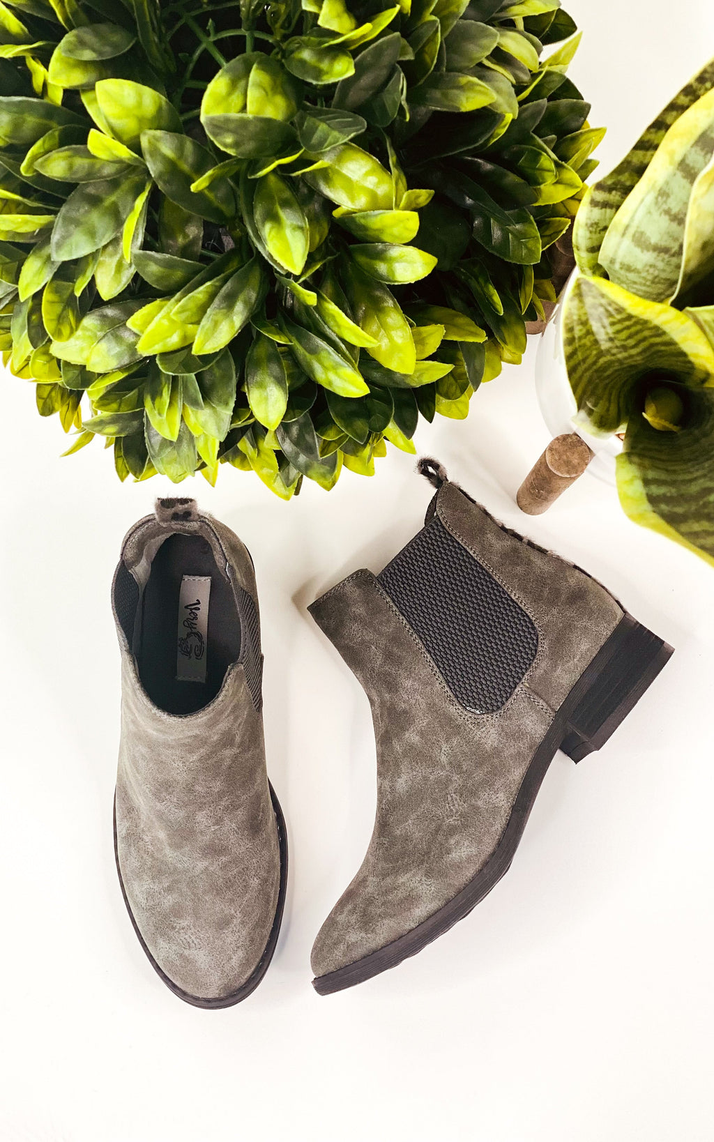 Very G Blake Booties in Grey