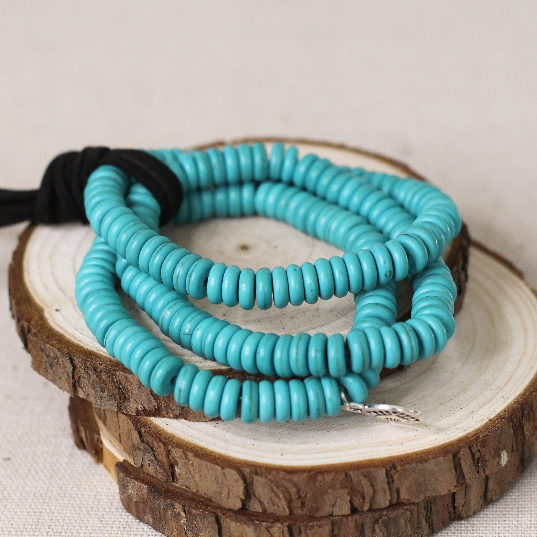 3 Strand Turquoise Bracelet Stack