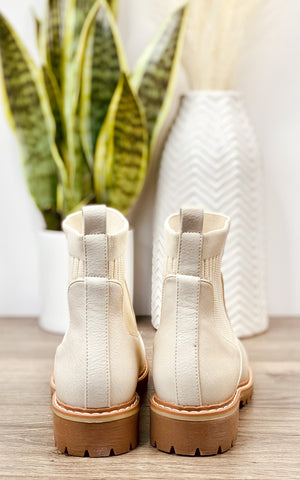 Corkys Cabin Fever Bootie in Cream