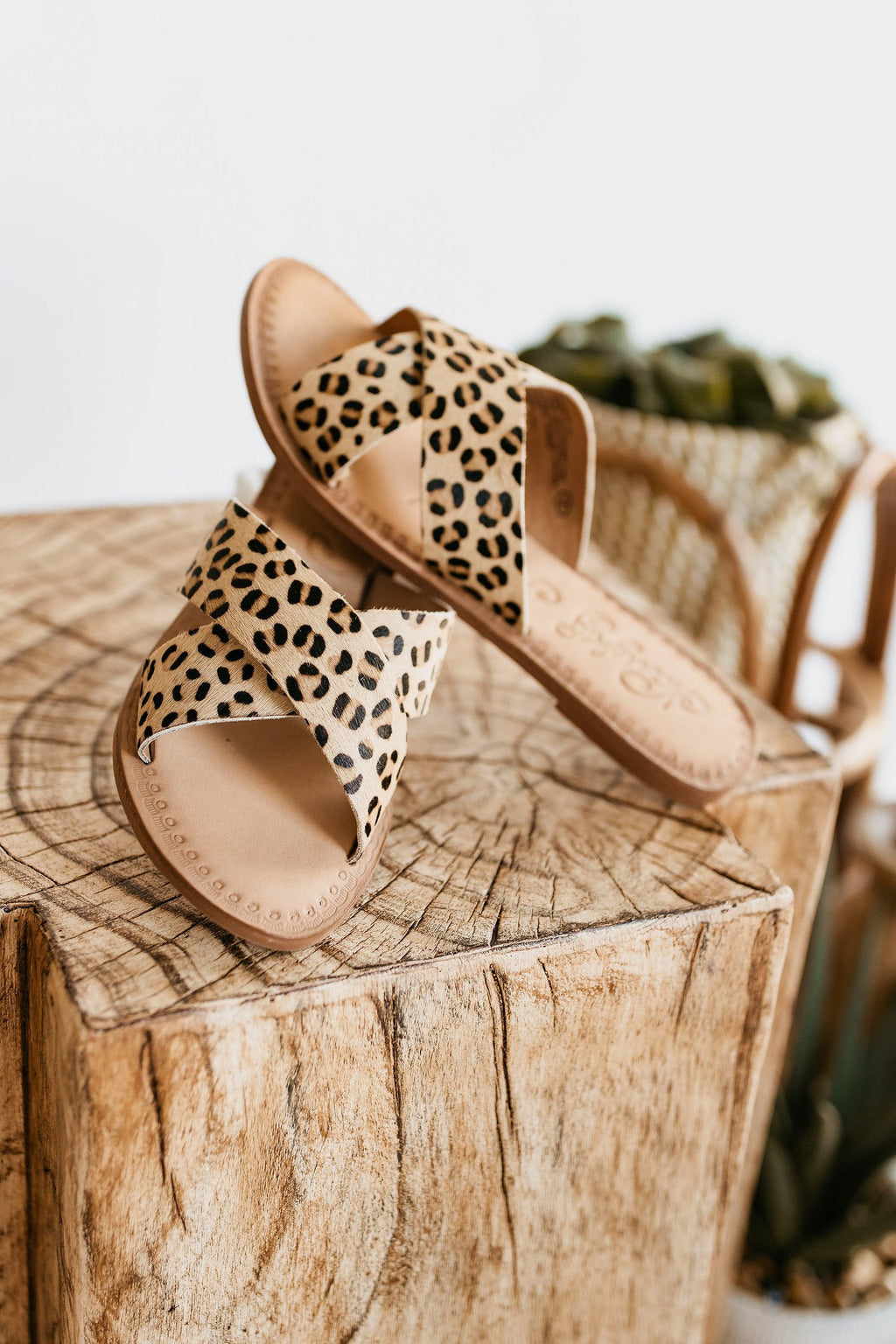 Naughty Monkey Caddo Sandals in Leopard