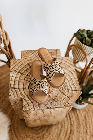 Naughty Monkey Caddo Sandals in Leopard