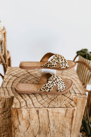 Naughty Monkey Caddo Sandals in Leopard