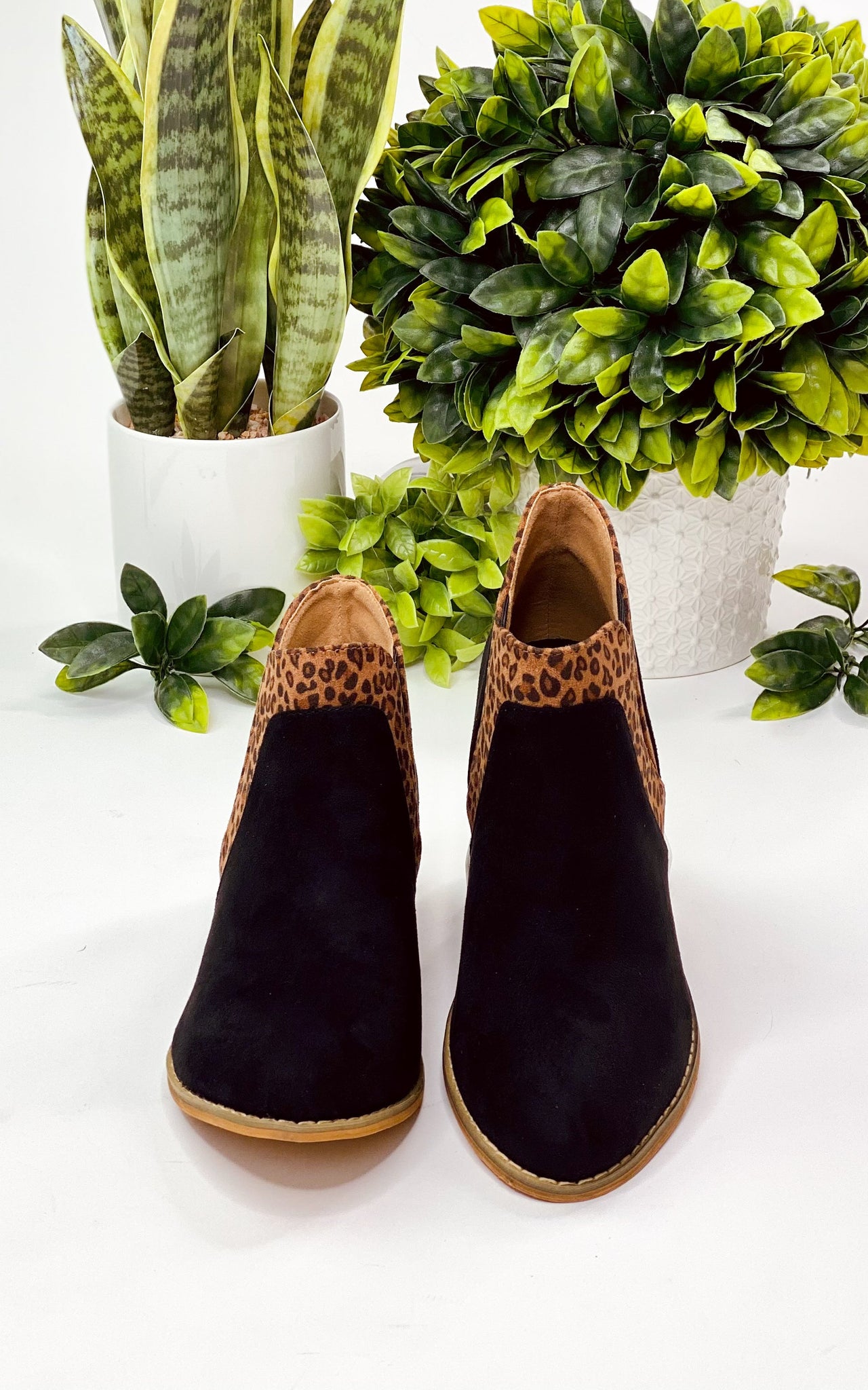 Corkys Crisp Bootie in Black Leopard