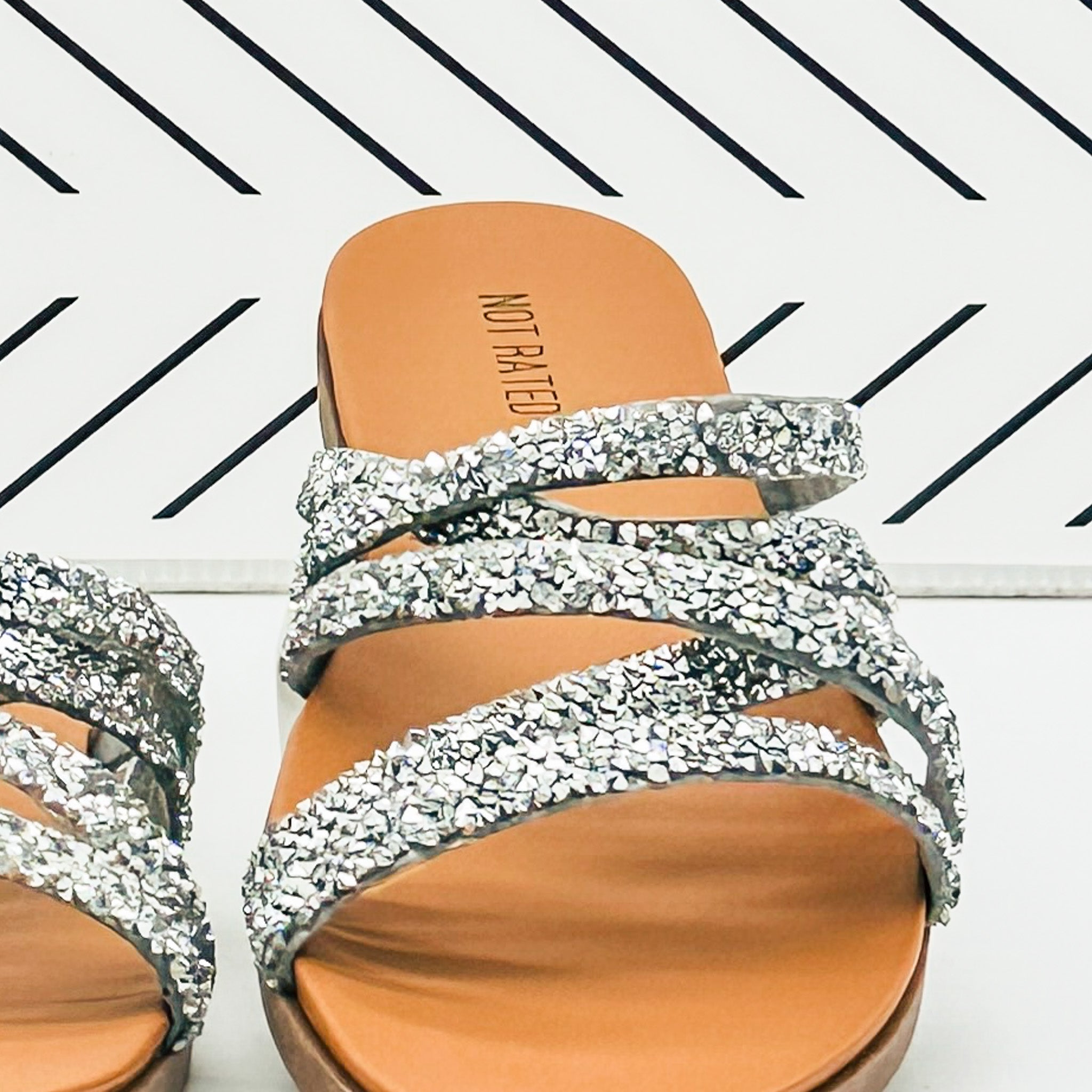 Not Rated Eliana Sandals in Silver