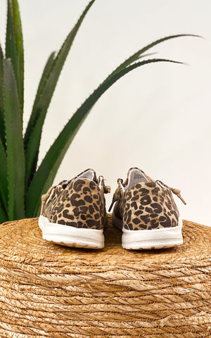 Gypsy Jazz Flo Sneaker in Tan Leopard