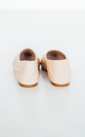 Naughty Monkey Hariette Flats in Blush