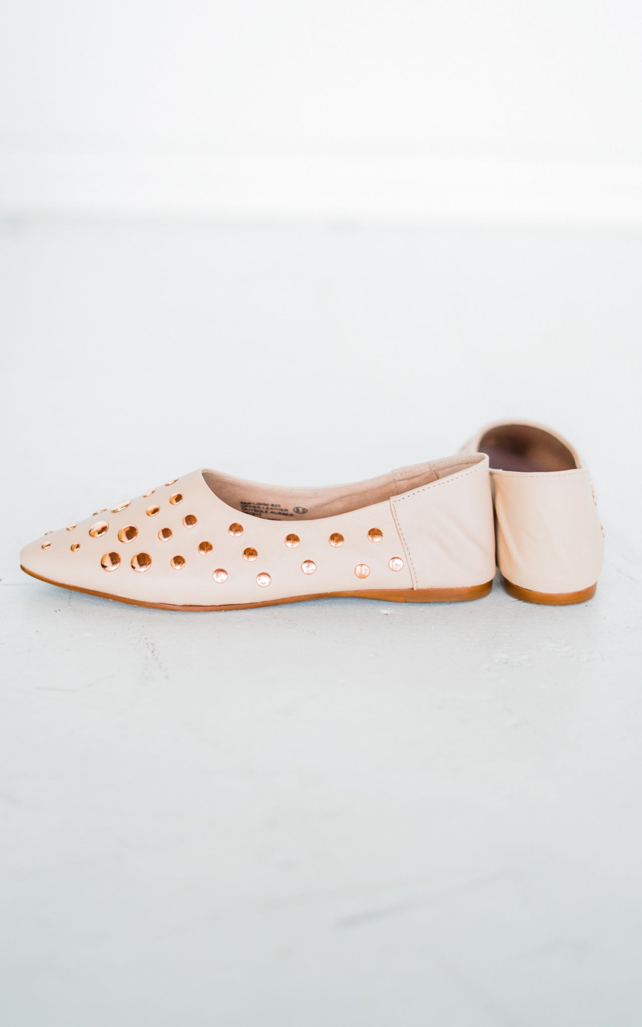 Naughty Monkey Hariette Flats in Blush