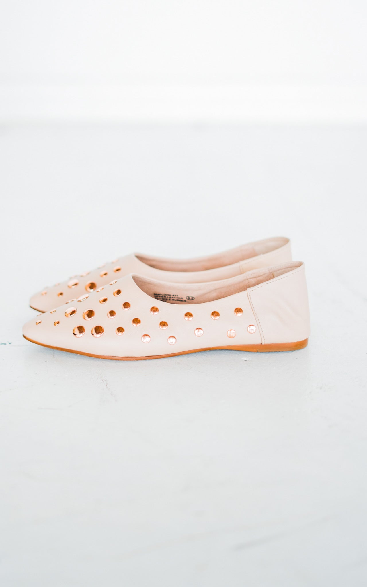 Naughty Monkey Hariette Flats in Blush