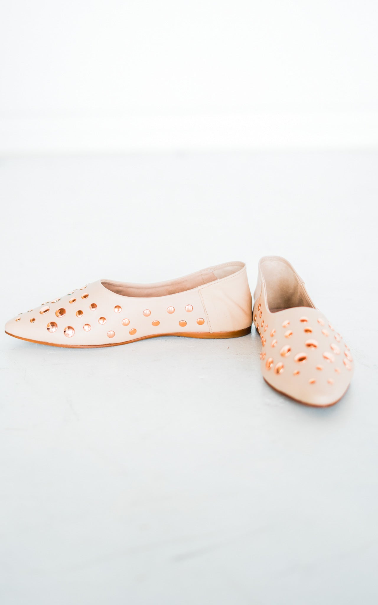 Naughty Monkey Hariette Flats in Blush