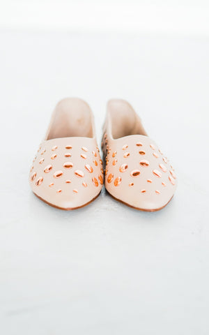 Naughty Monkey Hariette Flats in Blush