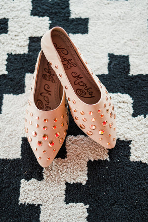 Naughty Monkey Hariette Flats in Blush