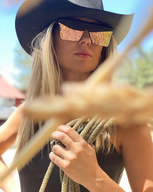 American Bonfire Kerosene Sunglasses in Blush