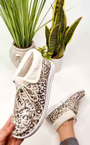 Gypsy Jazz Jazlyn Sneakers in Cream Leopard