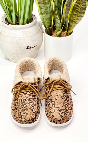 Gypsy Jazz Jazlyn Sneakers in Taupe Leopard