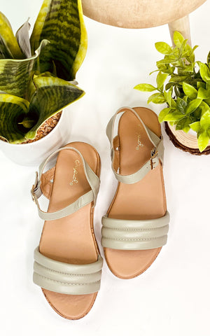 Qupid Jecca Sandal in Sage