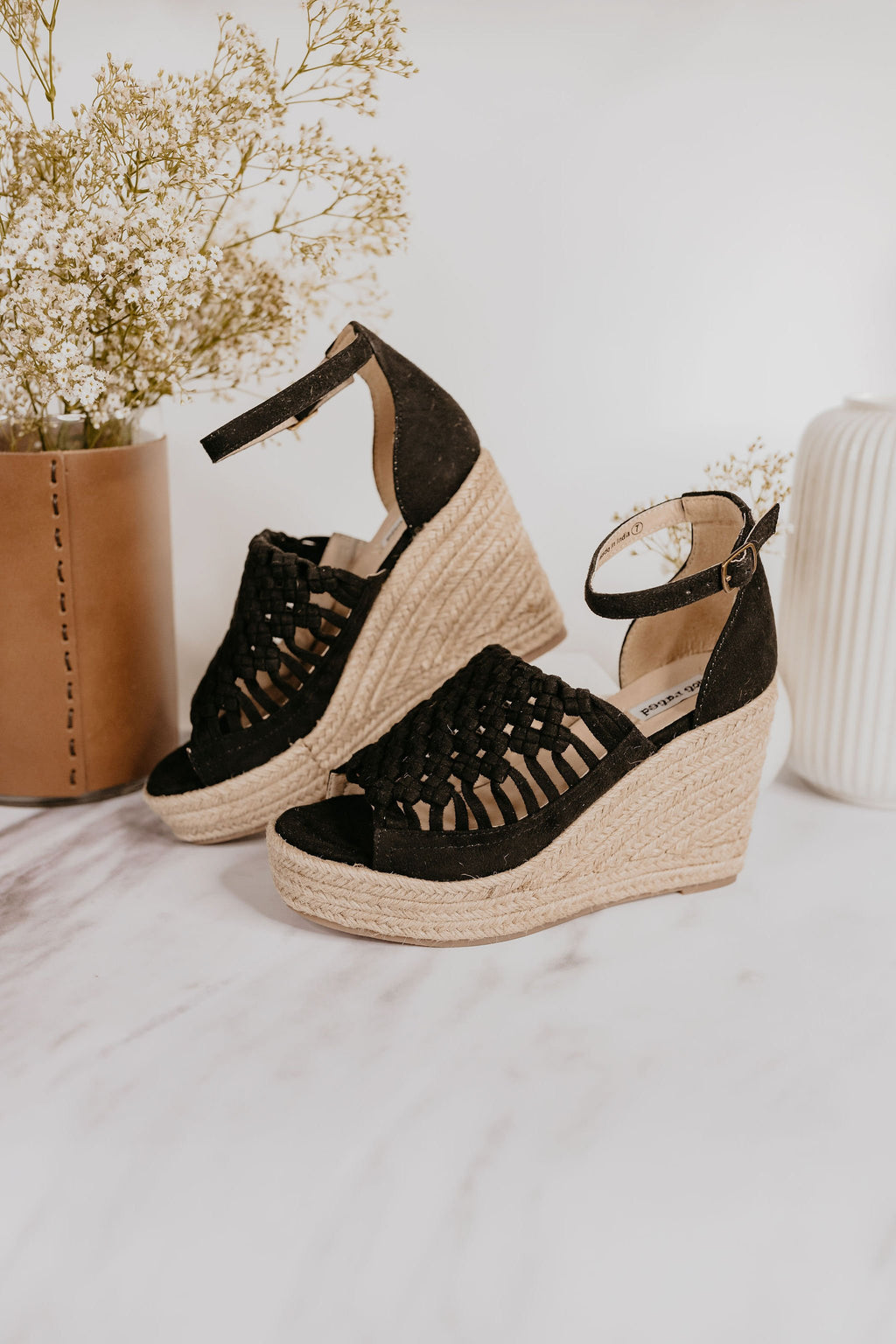 Not Rated Juti Wedges in Black