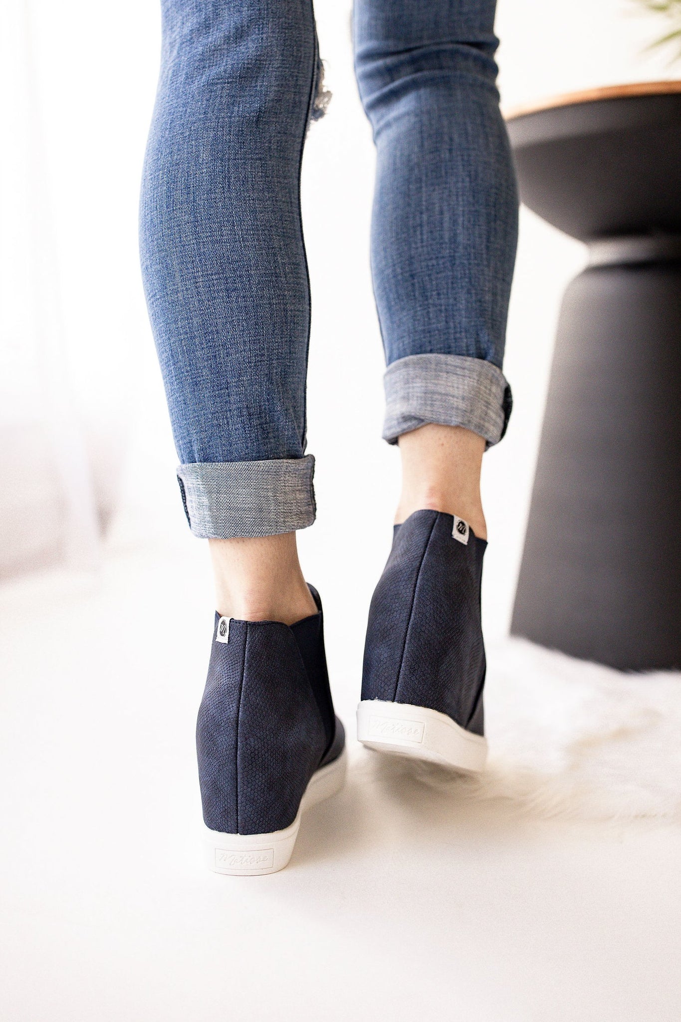 Matisse Lure Wedge in Navy