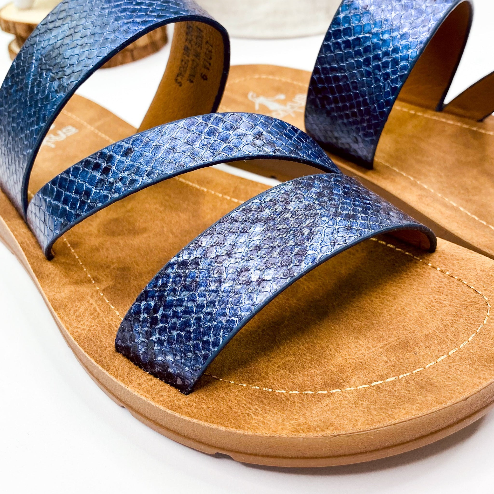 Corkys Lydia Sandal in Blue