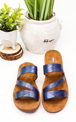 Corkys Lydia Sandal in Blue