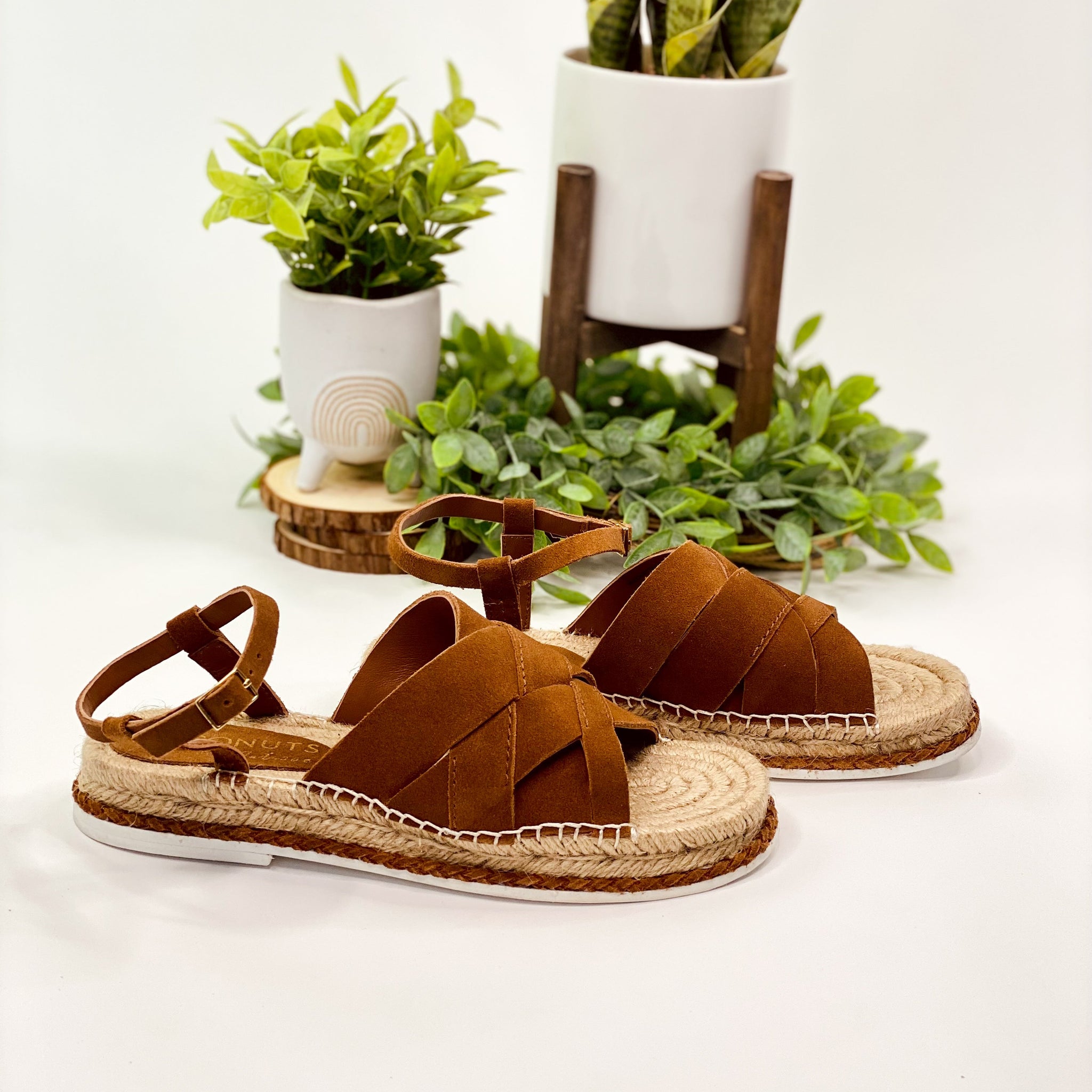 Matisse Nicolette Espadrille Sandal in Saddle