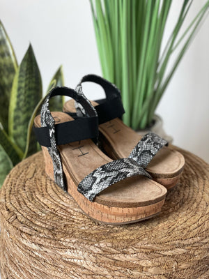 Matisse Point Break Wedge in Black