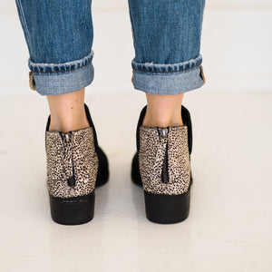 Matisse Poppy Booties in Black Suede