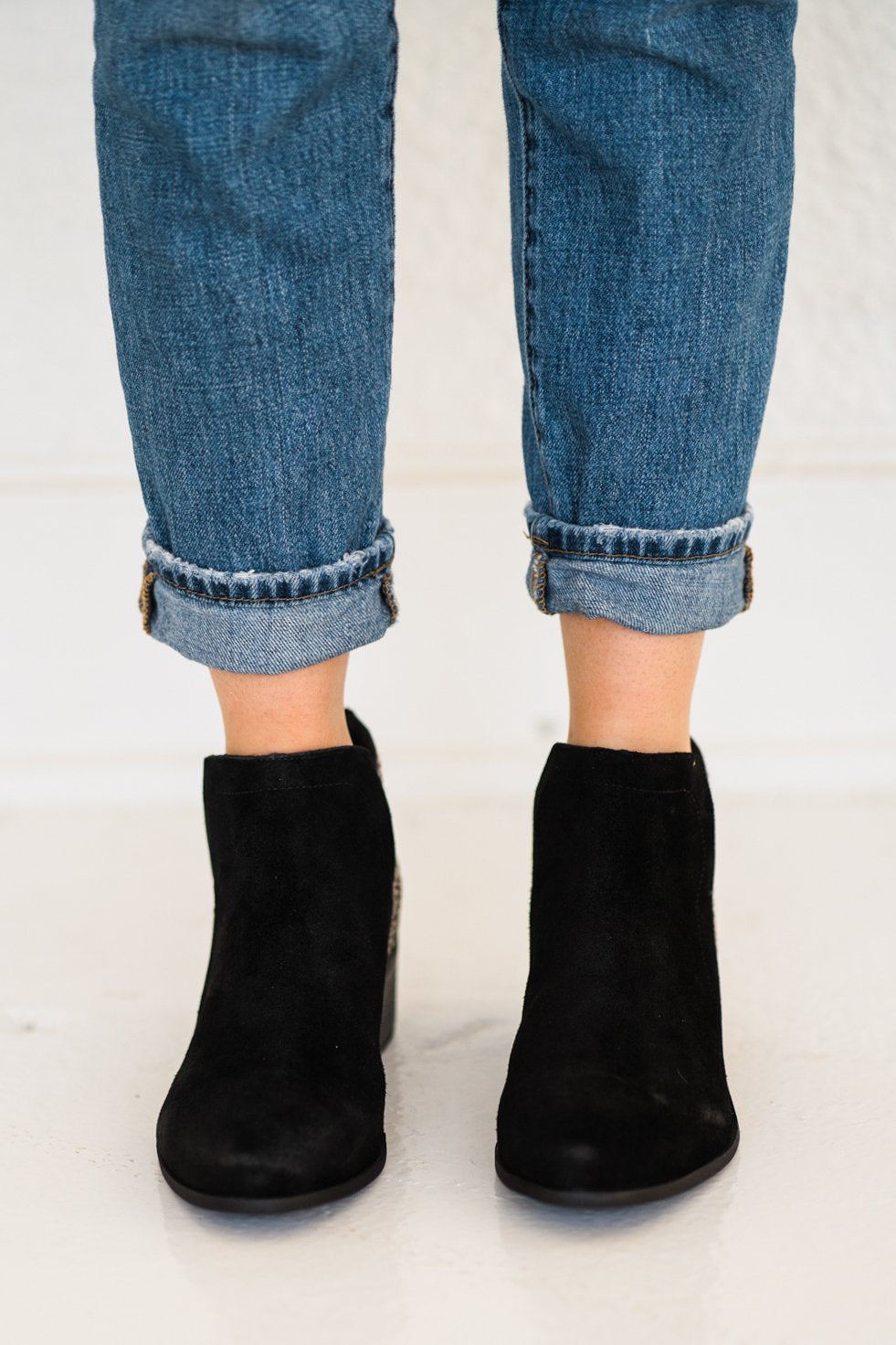Matisse Poppy Booties in Black Suede