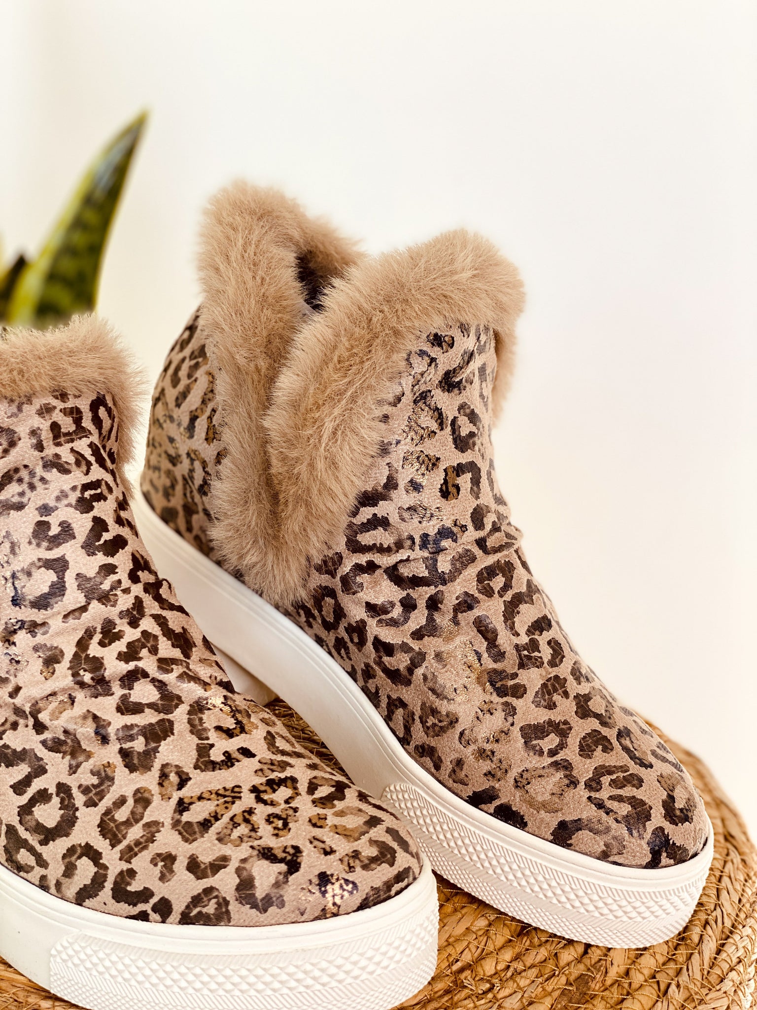 Very G Shantell Wedge Sneaker in Taupe