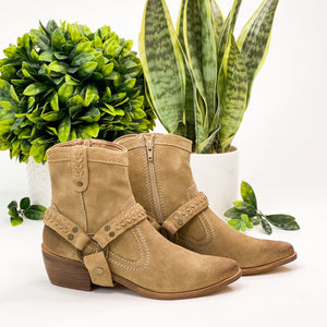 Naughty Monkey Smith Booties in Beige