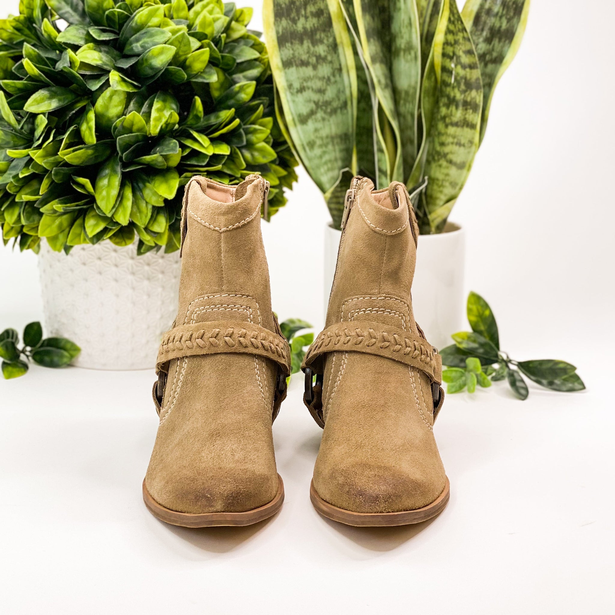 Naughty Monkey Smith Booties in Beige