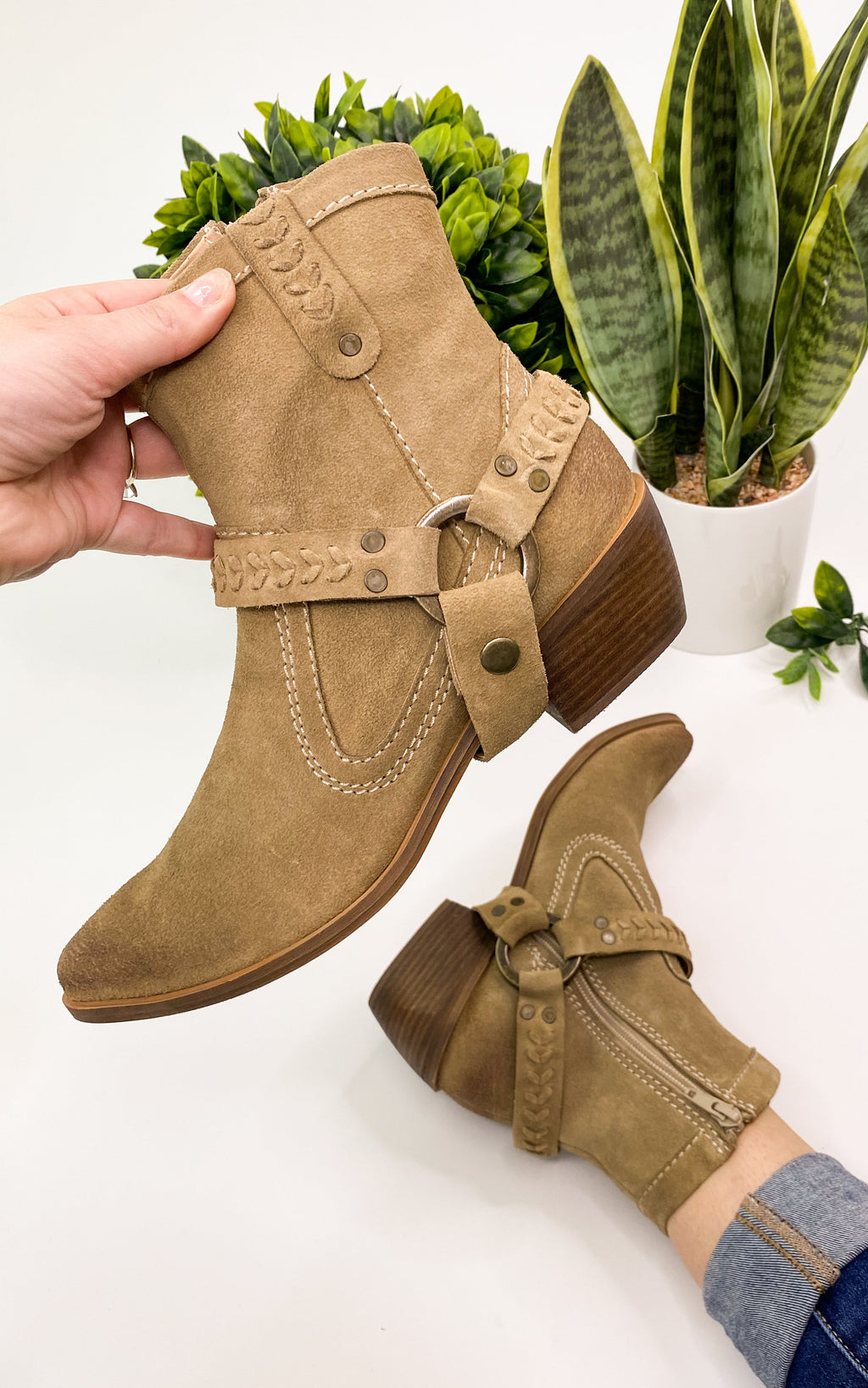 Naughty Monkey Smith Booties in Beige