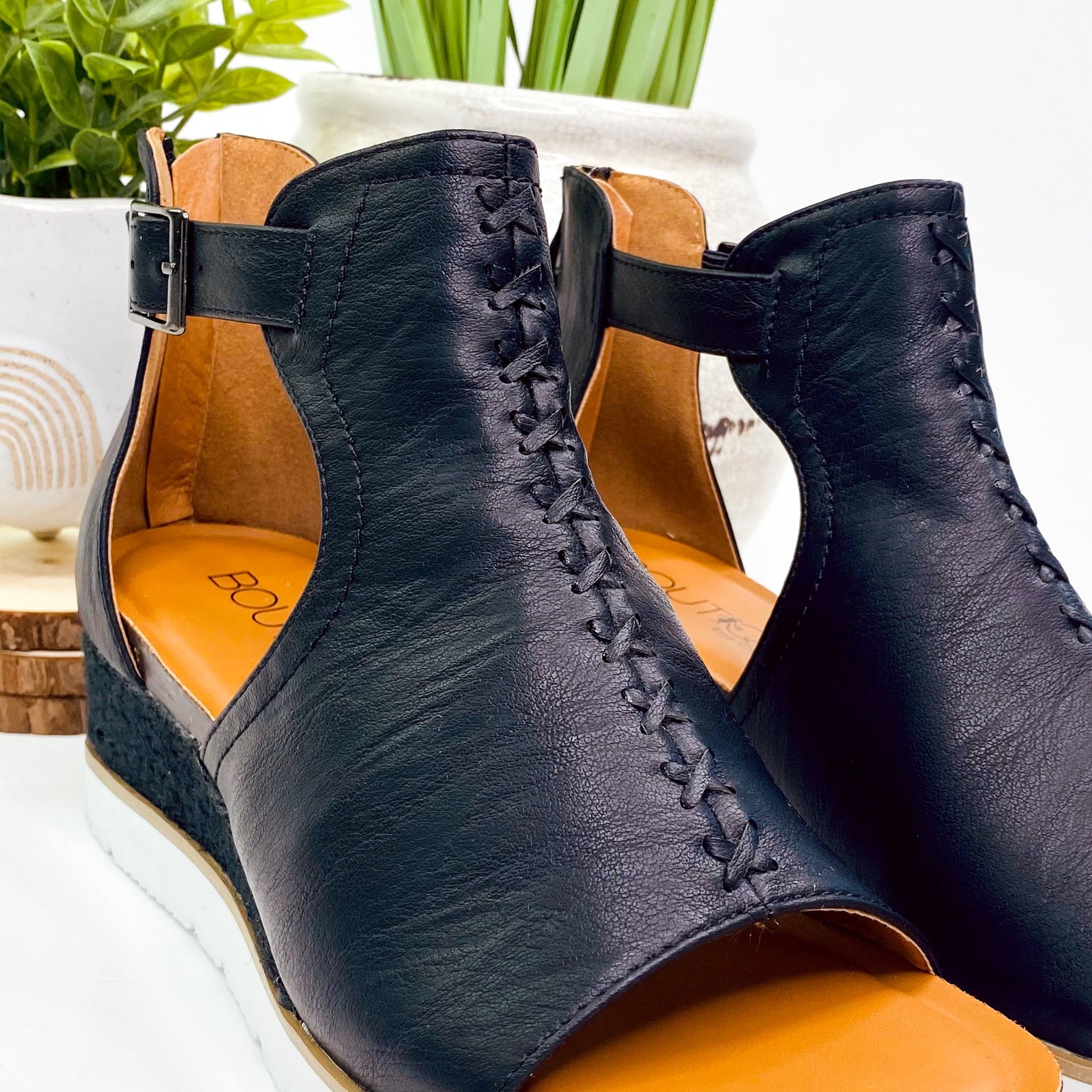 Corkys Sugar City Wedge in Black