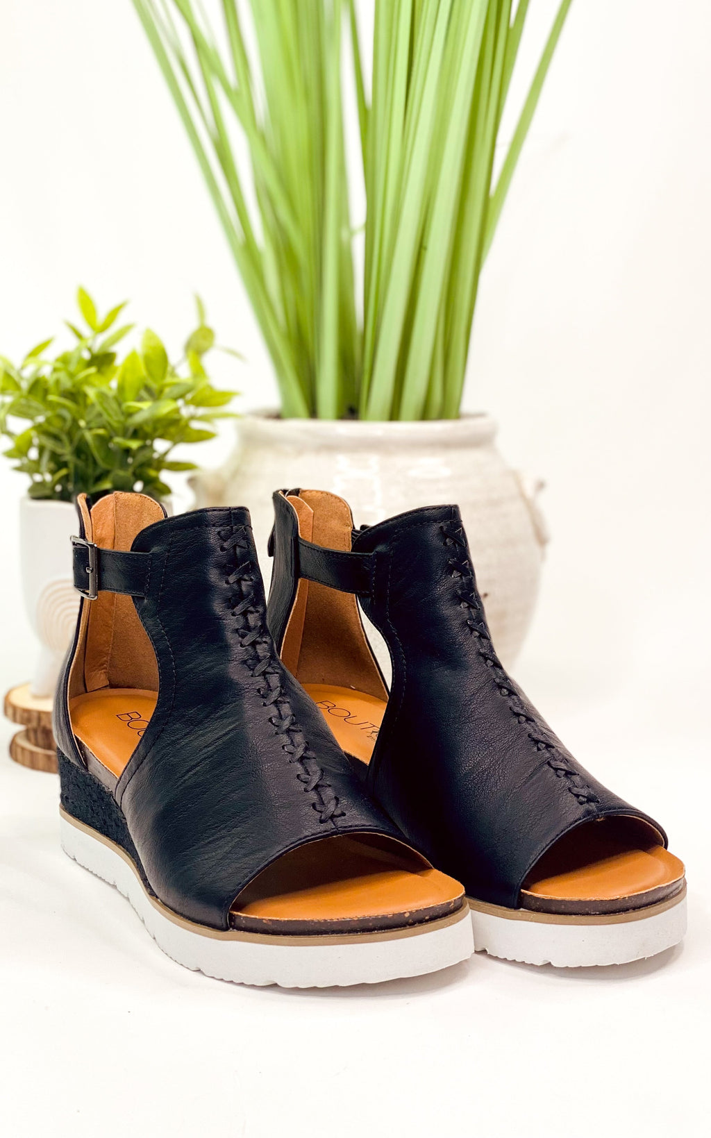 Corkys Sugar City Wedge in Black